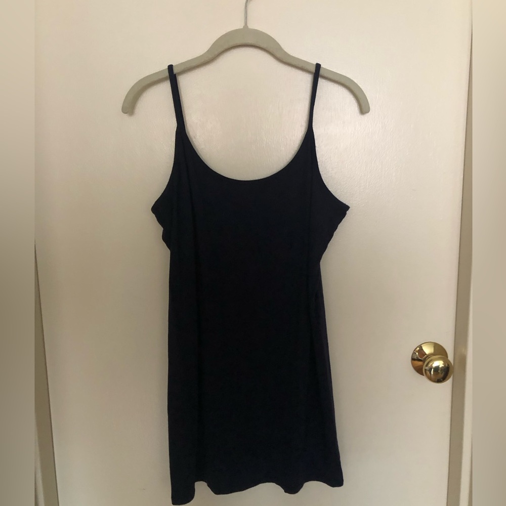Black Long Tank Top